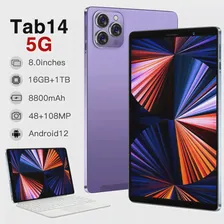 2023 Глобальная версия Pc Pad Tablette Tab14 Pro 5G Планшет HD Экран 16 ГБ + 1 ТБ Планшеты 8 Дюймов Android 12 Телефон с двумя Sim-картами 8800 мАч