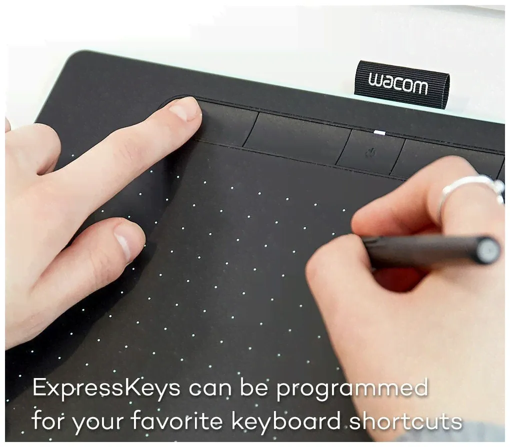 Wacom Графический планшет WACOM Intuos S Bluetooth (CTL-4100WLK-N/CTL-4100WLE-N) графические планшеты-4