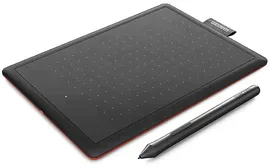 Граф. планшет WACOM One CTL-472 черный/красный CTL-472-N
