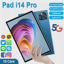 Новый планшет Android i14 Pad Pro 16G + 512G 10,1-дюймовый Новый планшет 5G с двумя SIM-картами или WIFI Google Play PC Tablet для учебы и работы