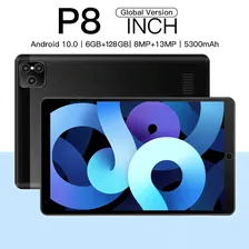 Планшет P80 Pad Pro, 8 дюймов, 6 ГБ ОЗУ, 128 Гб ПЗУ, Android планшет, 10 ядер, Android 10,0, планшеты, двойной телефон, GPS, Wi-Fi, Google Play, планшет