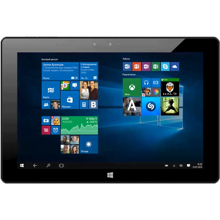 Планшет Irbis TW40 4*1,8ГГц/1Гб/32Гб/10.1" IPS 1280*800/WiFi/Windows 10 + клавиатура, черный-0