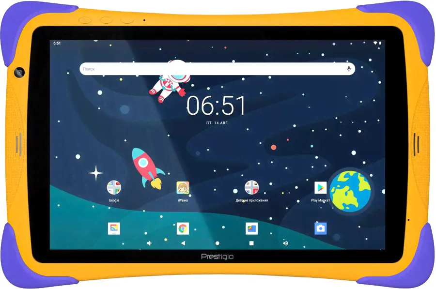 Планшет Prestigio SmartKids UP 10.1" 16Gb Violet Yellow Wi-Fi Bluetooth Android PMT3104_WI_D_RU_ORC