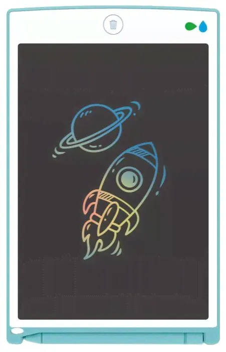 Планшет детский Назад К Истокам Pic-Pad Rainbow Color голубой