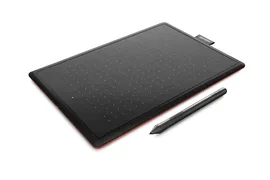 Графический планшет One by Wacom Medium <CTL-672-N> Black&Red