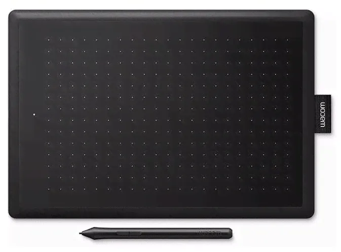 Графический планшет WACOM One Medium (CTL-672-N) черный/красный