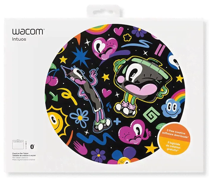 Wacom Графический планшет WACOM Intuos S Bluetooth (CTL-4100WLK-N/CTL-4100WLE-N) графические планшеты-2