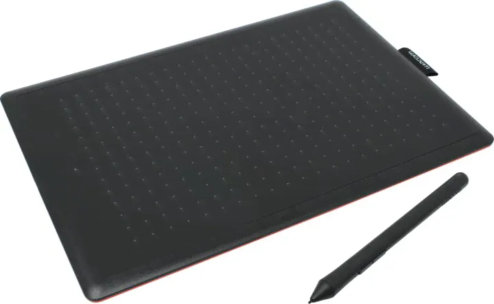 Графический планшет Wacom One by Wacom Medium, черный/красный-0