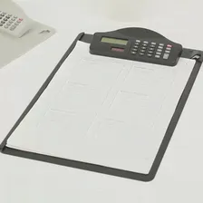 🛍 Пластиковый планшет для записей формата А4 с калькулятором, папки для файлов, держатель для документов