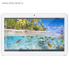 Планшет BQ 1008G 3G 10.1",1024x600,4х1.2GHz,512+4Gb,0.3+2,GPS,4.4, белый