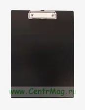 Папка-планшет с зажимом A4 черная