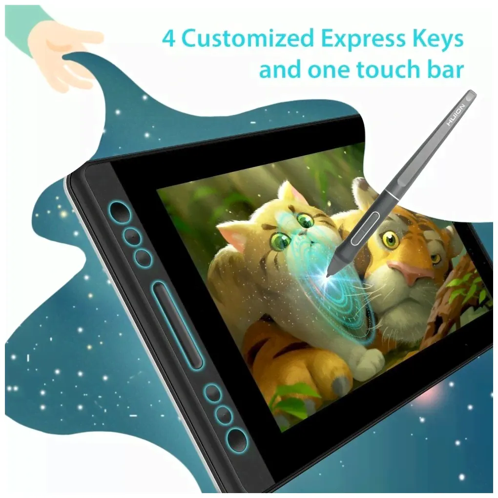 Huion Графический планшет-монитор HUION Kamvas Pro 13 графический планшет-1